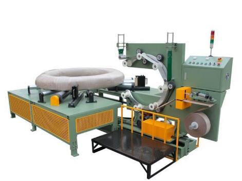stranded cable and wire coil wrapping machine