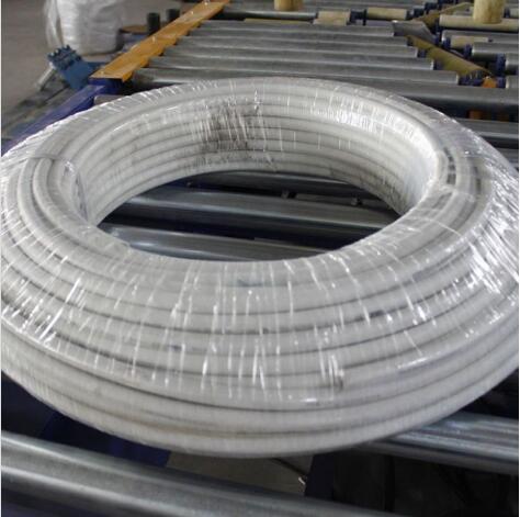 inline pipe coil stretch wrapper