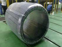 wire roll stretch wrapping machine