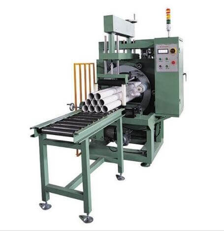 orbital stretch wrapping machine for tube packaging