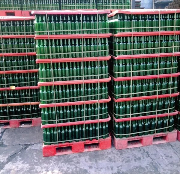 PET strap belt for strapping pallet loaded cargo