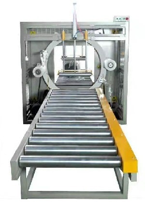 horizontal orbital bundle stretch wrapping machine