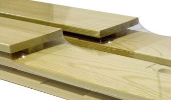 Door frame-shrink wrapped wooden planks-min